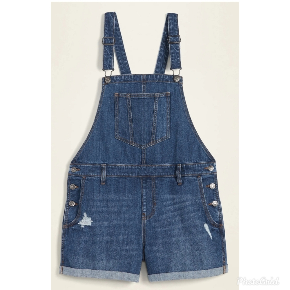 Distressed Overalls